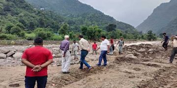 टिहरी जनपद के क्षतिग्रस्त क्षेत्रों में काम तेज