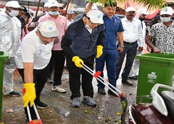 प्रधानमंत्री श्री नरेंद्र मोदी के जन्मदिन पर स्वच्छता अभियान