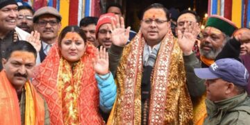 मुख्यमंत्री श्री पुष्कर सिंह धामी ने केदारनाथ धाम में की पूजा-अर्चना