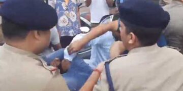 गांधी पार्क धरना स्थल से बाबी पंवार गिरफ्तार