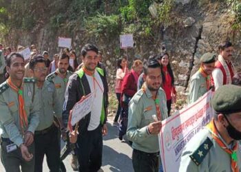 स्वच्छता एवं नशा मुक्त अभियान, तिलवाड़ा सुमाड़ी  में निकाली रैली