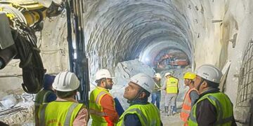 नरकोटा से खांकरा तक 2 कि.मी. टनल का कार्य पूर्ण