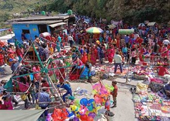 बैसाखी पर घुत्तू मेले में बिखरी रंगबिरंगी छटा