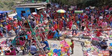 बैसाखी पर घुत्तू मेले में बिखरी रंगबिरंगी छटा