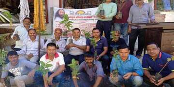 द आर्ट ऑफ लिविंग ने रुद्रप्रयाग जनपद में रोपी 500 पौध