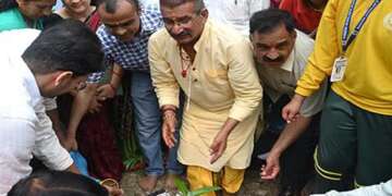 टिहरी में बड़े उत्साह के साथ मनाया गया हरेला पर्व