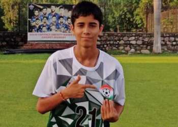 रक्षित पंवार का उत्तराखंड अंडर 14 फुटबॉल टीम में चयन