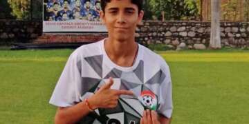 रक्षित पंवार का उत्तराखंड अंडर 14 फुटबॉल टीम में चयन