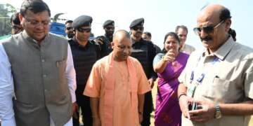 क्षेत्रीय परिषद की बैठक में भाग लेने नरेन्द्रनगर पहुंचे मुख्यमंत्री योगी आदित्यनाथ, मंत्री सुबोध उनियाल व प्रेमचंद अग्रवाल ने किया स्वागत