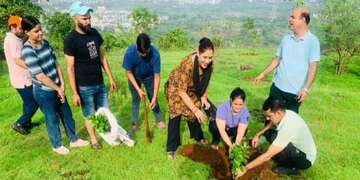 सत्य संस्कृति और इंपीरियल इंफ्रा के प्रयास से हरी हुई अदई की पहाड़ी