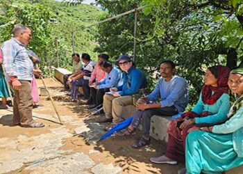 घुत्तू में 10 गांवों का किया भूगर्भीय निरीक्षण