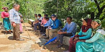 घुत्तू में 10 गांवों का किया भूगर्भीय निरीक्षण