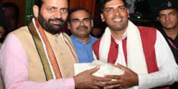 हरियाणा के सीएम नायब सैनी ने किया अजय कंसवाल का सम्मान