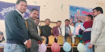 घनसाली में संविधान दिवस पर हुआ याद किए डॉ. भीमराव आंबेडकर