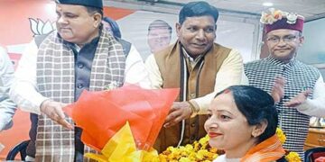 विधायक शक्तिलाल शाह के नेतृत्व में घनसाली के सैकड़ों लोग भाजपा में शामिल