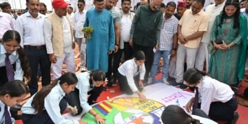 सेवा ज्योति यात्रा के साथ विकसित भारत@47 का लिया गया संकल्प
