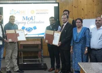 AiSE फाउंडेशन और देवभूमि उत्तराखंड विश्वविद्यालय के बीच ऐतिहासिक त्रिपक्षीय MoU