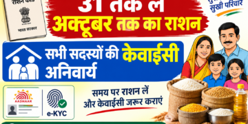 राशन कार्ड धारकों के लिए जरूरी सूचना: 31 अक्टूबर तक प्राप्त करें अक्टूबर माह का खाद्यान्न